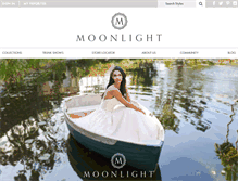 Tablet Screenshot of moonlightbridal.com